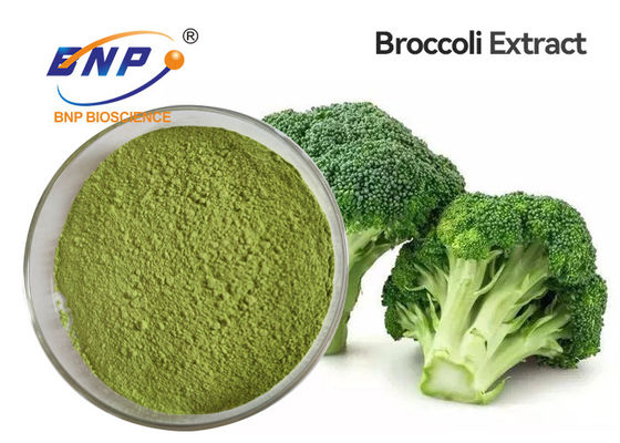 Açık Yeşil Organik Brokoli Filiz Tozu Gıda Sınıfı 80 Mesh